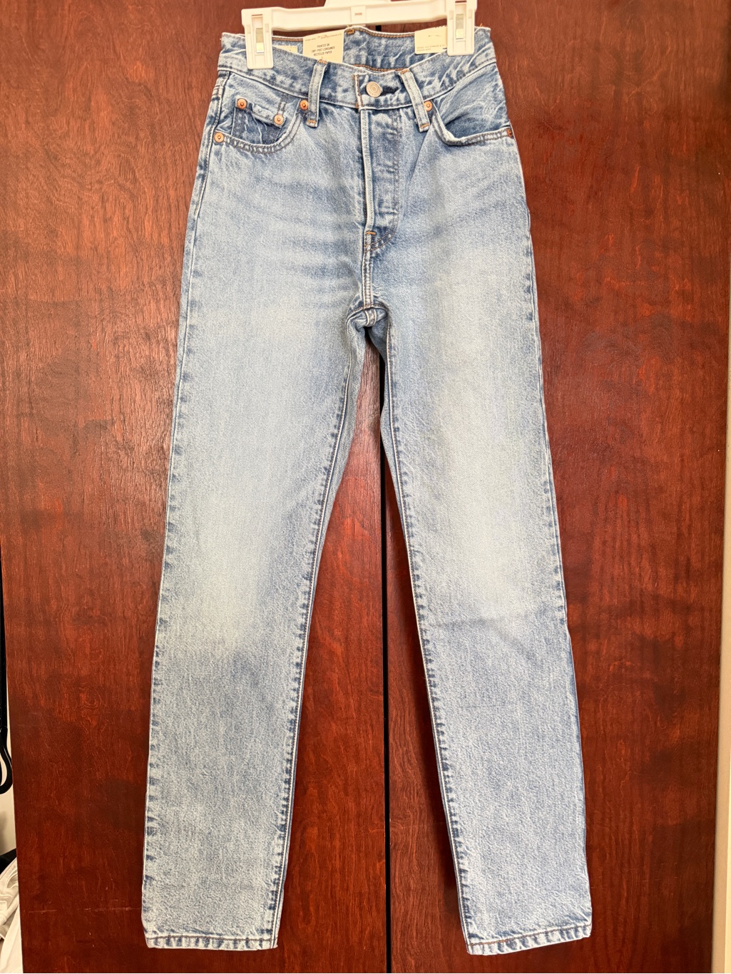 Levi's 501 Light Blue Denim “Stonewear”